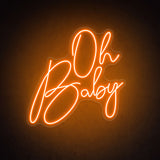 Boxtoday Oh Baby Wedding Neon Sign