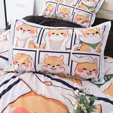 Boxtoday Gift Kawaii Shiba Bedding Set