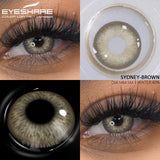 Boxtoday 1Pair Fashion Color Contact Lenses for Eyes Blue Lenses Green Eye Lens Gray Pupils Brown Contacts Yearly Color Eye Lens