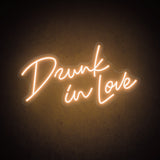 Boxtoday Drunk in Love Wedding Neon Sign