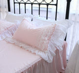 Boxtoday -NEW Romantic Princess pillow case Ruffle Lace pillowcase home Wedding decorations Bedding Pillowcases pillow cover body pillow