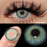 Boxtoday  1 Pair Colored Contact Lenses for Eyes Blue Contact Lenses Yearly Beautiful Pupils Fashion Contact Lenses Green Lenses