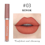 Sexy Color Liquid Lipstick Wholesale Pigment Nude Lip Tint Matte Lip Gloss Bulk Long Lasting Waterproof Orange Velvet Lipgloss