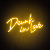 Boxtoday Drunk in Love Wedding Neon Sign