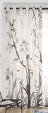 Plants Birds Printed Curtains for Living Room Bedroom Thicken Pastoral Curtain Custom Drapes for Door Balcony Window Treatments