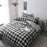 Boxtoday Gift Heavy Grid Bedding Set