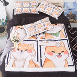 Boxtoday Gift Kawaii Shiba Bedding Set