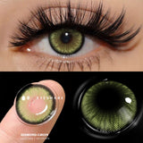 Boxtoday  1 Pair Colored Contact Lenses for Eyes Blue Contact Lenses Yearly Beautiful Pupils Fashion Contact Lenses Green Lenses