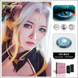 Boxtoday Cosplay AYY Blue 14.5mm 1 Pair | 1 Year