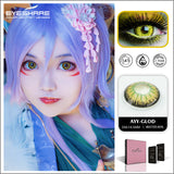 Boxtoday Cosplay AYY Gold 14.5mm 1 Pair | 1 Year