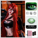 Boxtoday Cosplay AYY Green 14.5mm 1 Pair | 1 Year