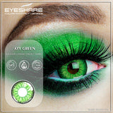 Boxtoday Cosplay AYY Green 14.5mm 1 Pair | 1 Year