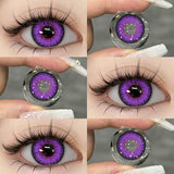 Boxtoday Cosplay AYY Purple 14.5mm 1 Pair | 1 Year