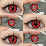 Boxtoday Cosplay AYY Red 14.5mm 1 Pair | 1 Year