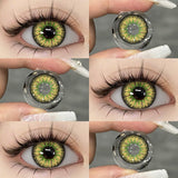 Boxtoday Cosplay AYY Gold 14.5mm 1 Pair | 1 Year