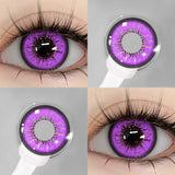 Boxtoday Cosplay Bella Purple 14.5mm 1 Pair | 1 Year