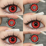 Boxtoday Cosplay Bella Red 14.5mm 1 Pair | 1 Year