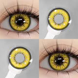 Boxtoday Cosplay Bella Yellow 14.5mm1 Pair | 1 Year