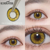 Boxtoday Cosplay Bella Yellow 14.5mm1 Pair | 1 Year