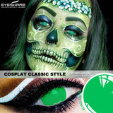 Boxtoday Cosplay BLIND Green 14.5mm 1 Pair | 1 Year