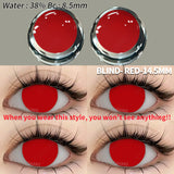 Boxtoday Cosplay BLIND Red 14.5mm 1 Pair | 1 Year