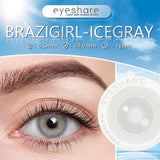 Boxtoday Brazilgirl Icegray 14.0mm 1 Pair | 1 Year