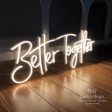 Boxtoday Better Together Wedding Neon Sign