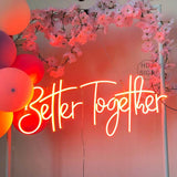 Boxtoday Better Together Wedding Neon Sign