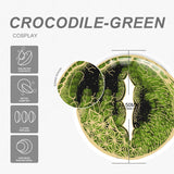 Boxtoday Cosplay Crocodile Green 14.5mm 1 Pair | 1 Year