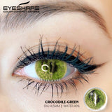 Boxtoday Cosplay Crocodile Green 14.5mm 1 Pair | 1 Year