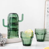 Boxtoday Cactus Glass Water Cup Set