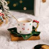 Boxtoday Christmas Ceramic Cups and Saucer