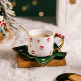 Boxtoday Christmas Ceramic Cups and Saucer