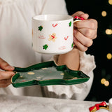 Boxtoday Christmas Ceramic Cups and Saucer