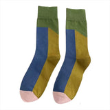 Boxtoday Gift Color Block Crew Socks