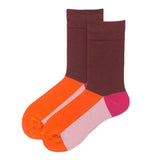 Boxtoday Gift Color Block Crew Socks