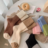 Boxtoday Gift Color Block Warm Socks