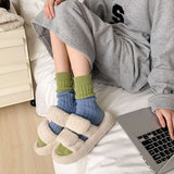 Boxtoday Gift Color Block Warm Socks