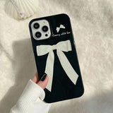 Boxtoday Gift Coquette Bow Black iPhone Case