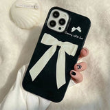 Boxtoday Gift Coquette Bow Black iPhone Case