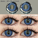 Boxtoday Cosplay Dinosaur Blue 14.5mm 1 Pair | 1 Year