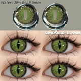 Boxtoday Cosplay Dinosaur Green 14.5mm 1 Pair | 1 Year