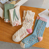 Boxtoday Gift Fairycore Flower Socks