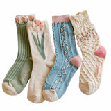 Boxtoday Gift Fairycore Flower Socks