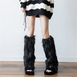 Boxtoday Gift Faux Fur Leg Warmers