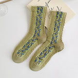 Boxtoday Gift Floral Embroidery Socks