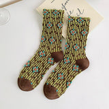 Boxtoday Gift Floral Embroidery Socks