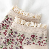 Boxtoday Gift Floral Ruffle Socks