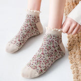 Boxtoday Gift Floral Ruffle Socks