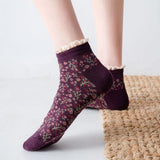 Boxtoday Gift Floral Ruffle Socks